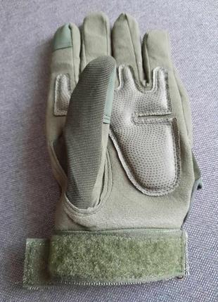 Тактичні рукавички з закритими пальцями й сенсорами на пальцях xl6 фото
