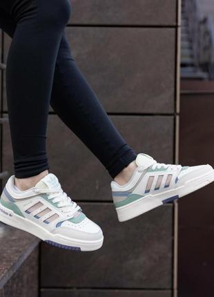 Женские кроссовки adidas drop step beige multicolor3 фото