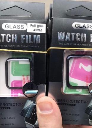 Захисне скло 3d для apple watch 1,2,3,4,5,6 38/40 і 42/44 mm
