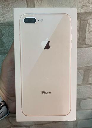 Коробка apple iphone 8 plus 256gb, 64gb gold оригінал б/у