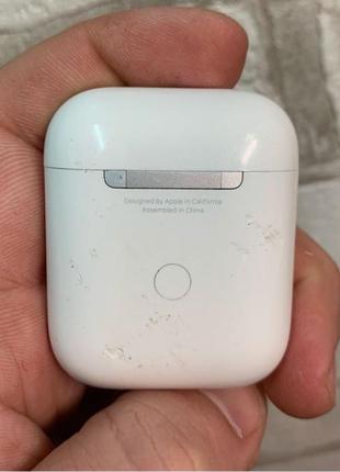 Кейс для навушників airpods 1/2 оригінал під ремонт або на запчас