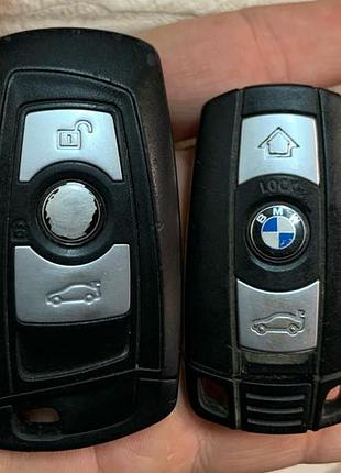 Ключ bmw e36, e87, e90, e91 smart key 3 кнопки, 868mhz, чіп pcf79