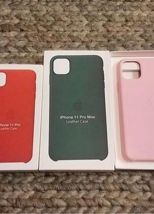 Шкіряний чохол leather case для iphone 2
