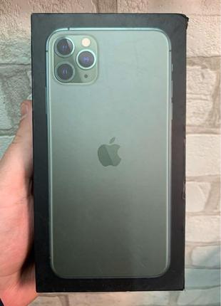 Коробка для iphone 11pro max 256gb midnight green