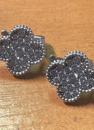 Сережки конюшини в стилі van cleef б/у