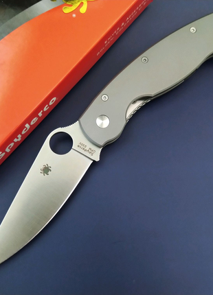 Нож spyderco military c36 titanium1 фото