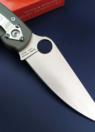 Нож spyderco military c36 titanium8 фото