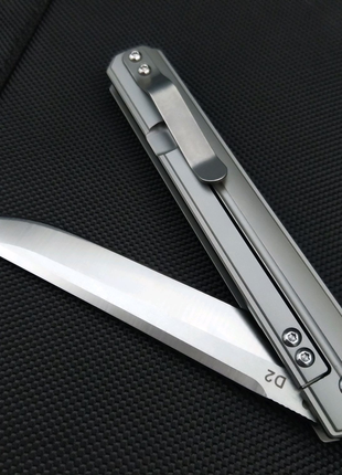 Нож quartermaster qwaiken xl  flipper titanium7 фото