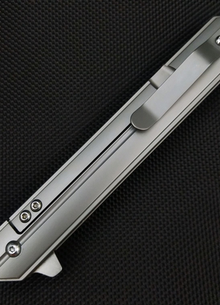 Нож quartermaster qwaiken xl  flipper titanium11 фото