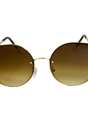 Сонцезахисні окуляри жіночі, коричневі3 фото