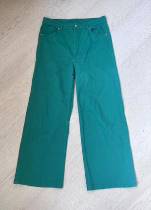 Зеленые джинсы h&amp;m