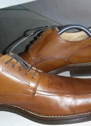 Borelli (vero cuoio, italy)- кожаные туфли 43 размер (стелька-28,7 см)6 фото