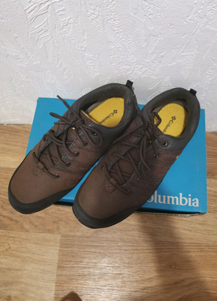 Шкіряні черевики columbia youth adventurer2 фото