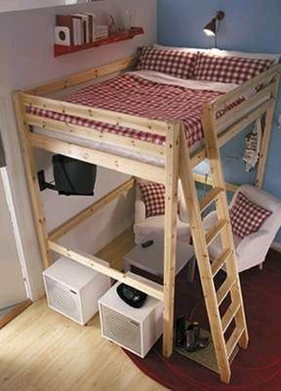 Ліжка під любий розмір матрасу з натурального дерева8 фото