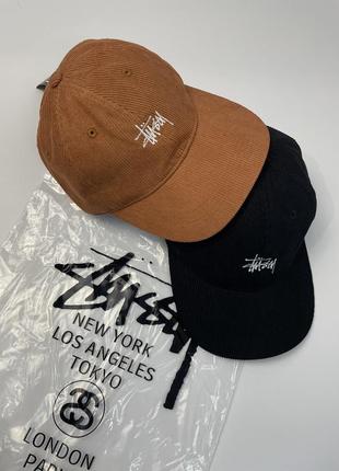 Вільветова кепка stussy