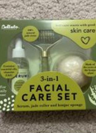 Набор для ухода за лицом, нефритовый валик.