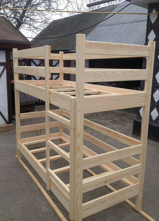 Ліжко з масиву натурального дерева