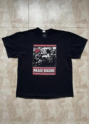 Футболка oversized mad heidi black tee xl