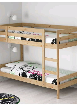 Виготовимо під замовлення з натурального дерева ліжко двоярусне