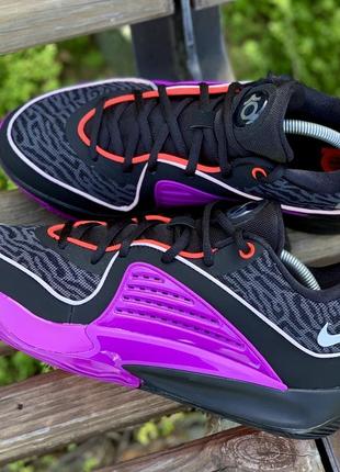 Баскетбольные кроссовки kd16 black/vivid purple1 фото