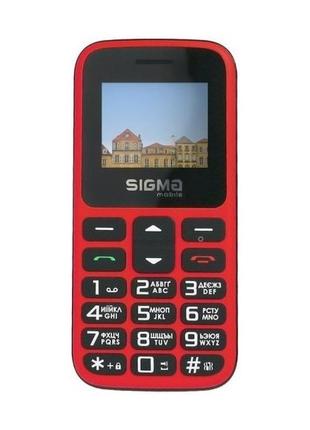 Телефон sigma comfort 50 hit 2020 red (код товару:16431)