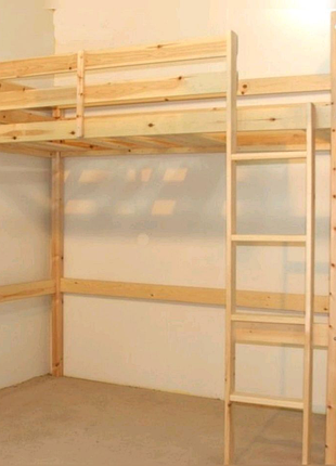 Ліжечко горище з дерева великий вибір кольорів