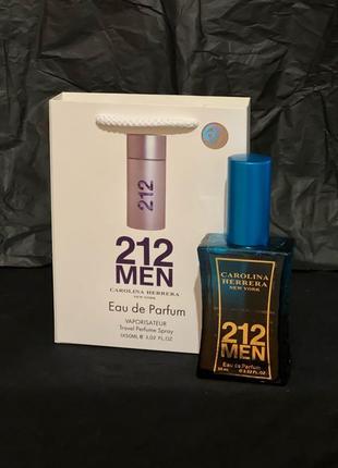 Духи парфум чоловічий carolina herrera 212 men 50 мл1 фото