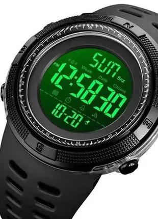 Оригінальний чоловічий годинник skmei 2070bkwt / наручний годинник для військових / годинник ik-870 скмей чоловічий1 фото