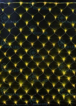 Гірлянди.світлодіодна гірлянда led сітка 1,5*1,5 м; 2*2м.2 фото