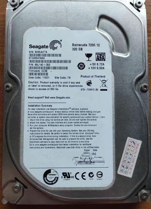 Жорсткий диск seagate 320gb barracuda 7200.12 16mb (st3320418as)