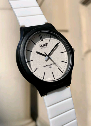 Жіночий годинник  🤩 skmei 2108bkwt black-white🤩