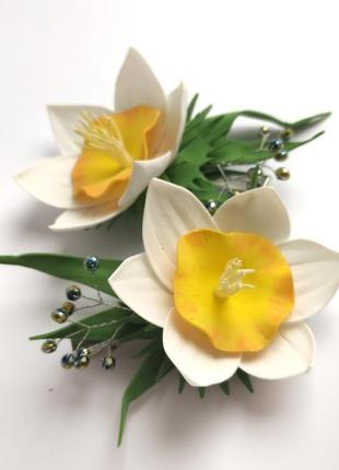 Нарциси на заколках