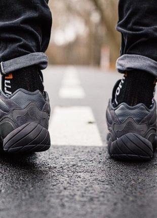 Зимние кроссовки adidas yeezy boost 500 utility black2 фото