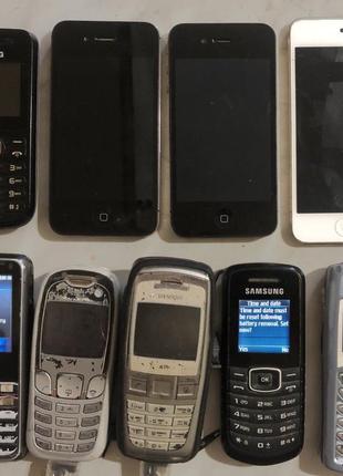 Старі телефони nokia, siemens, samsung, lg + зарядки