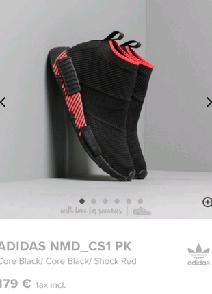 Adidas city socks shock red