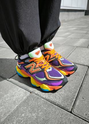 Яскраві жіночі кросівки new balance 9060 prism purple кольорові6 фото