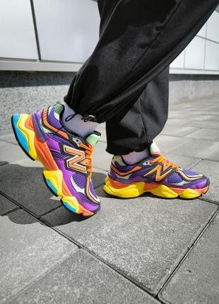 Яскраві жіночі кросівки new balance 9060 prism purple кольорові9 фото