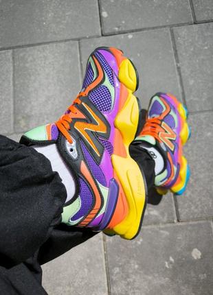 Яскраві жіночі кросівки new balance 9060 prism purple кольорові7 фото