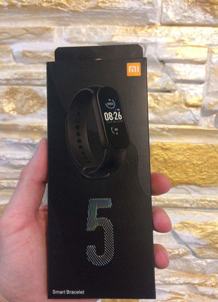 Браслет xiaomi mi smart band 5 black