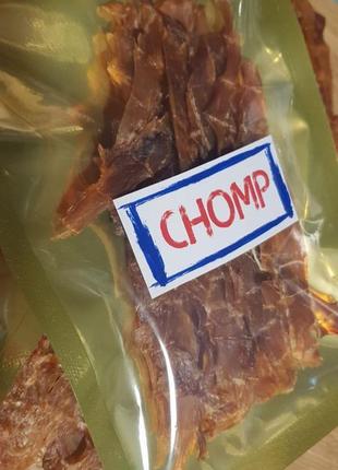 "chomp" куриные джерки, мясные чипсы, вяленое мясо.1 фото