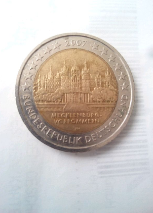 Два євро монети європи2 фото