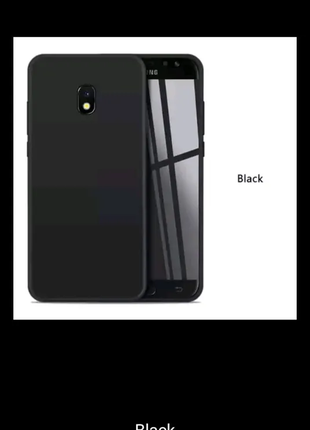 Силіконовий чохол для samsung galaxy j8 2018 black