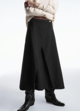 Длинная черная юбка cos3 фото