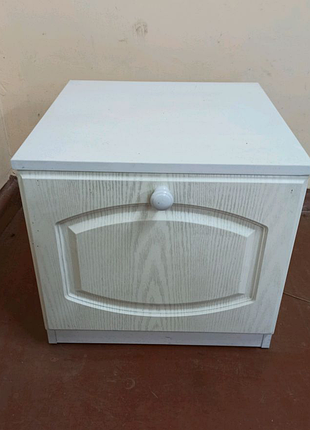 Тумба мдф нічна біла