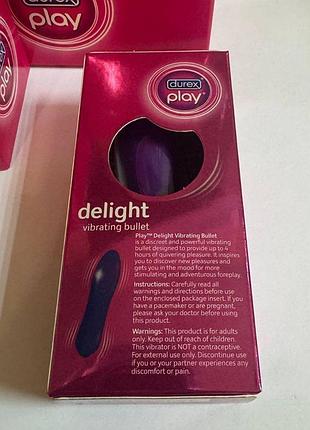 Вібромасажер durex play delight vibrating bullet 3