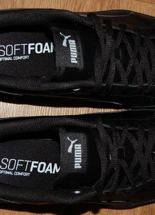 Новые кожаные кроссовки 41 р puma soft foam оригинал7 фото