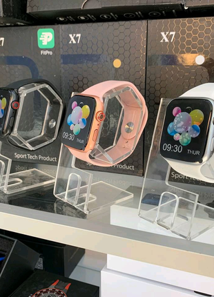 ✅ смарт-годинник smart watch x7 з силіконовим ремінцем3 фото