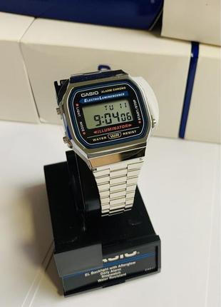 Годинник casio a168wa-1wcr + new + мін. вартість!