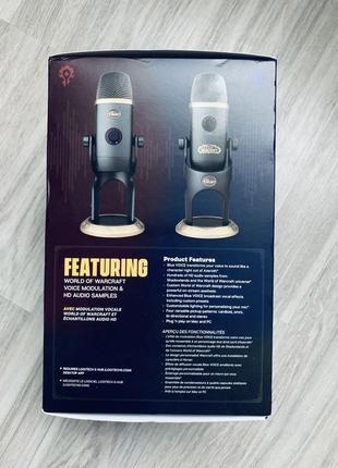 Мікрофон blue yeti x world of warcraft edition + new4 фото