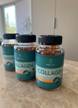 Морський колаген з біотином цинком та віт с з норвегії collagen1 фото